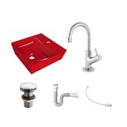 Kit Cuba Aq33 Volcano Com Torneira 1198 E Válvula Click Com S