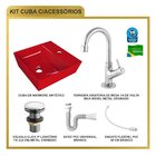 Kit Cuba Aq33 Volcano Com Torneira 1198 E Válvula Click Com S
