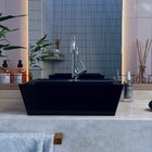 Kit Cuba Aq33 Volcano Com Torneira 1198 E Válvula Click Preto