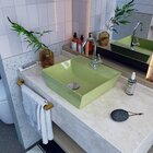 Kit Cuba Aq33 Volcano Com Torneira 1198 E Válvula Click Verde