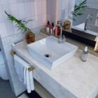 Kit Cuba Aq33 Volcano Com Torneira 1198 E Válvula Metal Com S