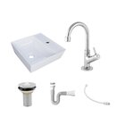 Kit Cuba Aq33 Volcano Com Torneira 1198 E Válvula Metal Com S