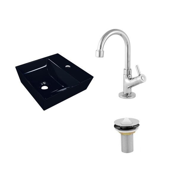 Kit Cuba Aq33 Volcano Com Torneira 1198 E Válvula Metal Preto