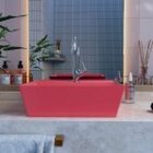 Kit Cuba Aq33 Volcano Com Torneira 1198 Metal Rosa