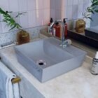 Kit Cuba Aq33 Volcano Com Torneira C50 E Válvula Abs Cinza