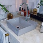 Kit Cuba Aq33 Volcano Com Torneira Luxo Cinza