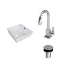 Kit Cuba Aq33 Volcano Com Torneira Luxo E Válvula Botão Bege