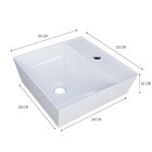 Kit Cuba Aq33 Volcano Com Válvula Botão E Sifão Com Flexível