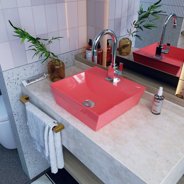 Kit Cuba Aq33 Volcano Com Válvula Botão Rosa