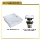 Kit Cuba Aq33 Volcano Com Válvula Click Branca