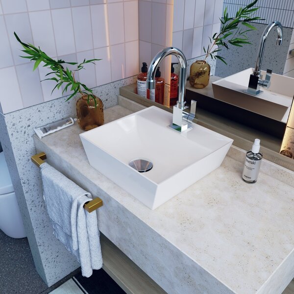 Kit Cuba Aq33 Volcano Com Válvula Click E Sifão E Flexível Br