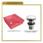 Kit Cuba Aq33 Volcano Com Válvula Click Rosa