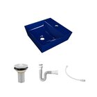 Kit Cuba Aq33 Volcano Com Válvula Metal E Sifão Com Flexível