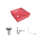 Kit Cuba Aq33 Volcano Com Válvula Metal E Sifão Com Flexível