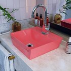 Kit Cuba Aq33 Volcano Com Válvula Metal Rosa