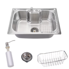 Kit Cuba Cozinha Gourmet 50x40cm Aço Inox 304 Com Acessórios