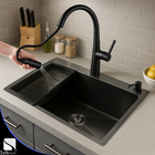 Kit Cuba Cozinha Gourmet Quadrada 60x45 Inox 304 Black Comple