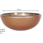 Kit Cuba De Apoio 35cm Dourado + Torneira Link + Válvula Click