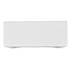 Kit Cuba de Apoio Branca + Torneira + Sifão + Flexível e Válvula 13,5x35x35cm Q6 Celite