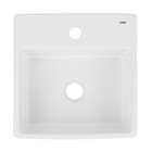 Kit Cuba de Apoio Branca + Torneira + Sifão + Flexível e Válvula 13,5x35x35cm Q6 Celite