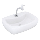 Kit Cuba De Apoio Branca + Torneira + Sifão + Flexível e Valvúla 12,5x50x36cm Thema Incepa