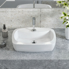 Kit Cuba De Apoio Branca + Torneira + Sifão + Flexível e Valvúla 12,5x50x36cm Thema Incepa