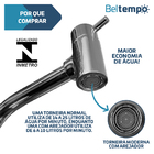 Kit Cuba de Apoio Com Torneira Bica Baixa Cromada E Válvula