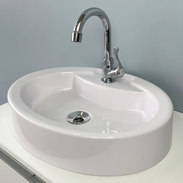 Kit Cuba de Apoio Com Torneira Bica Móvel 1/4 Volta