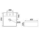 Kit Cuba De Apoio Com Torneira Sa-01 Lorenzetti  Cuba Branca,