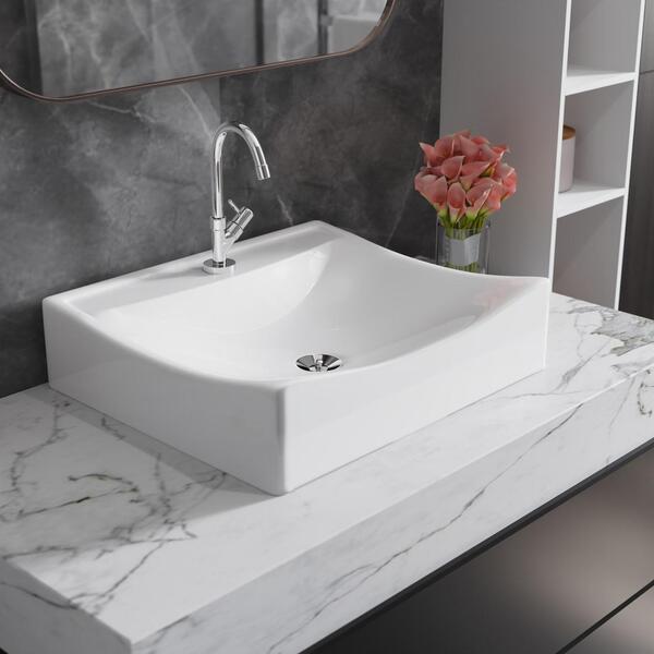 Kit Cuba De Banheiro  Croy  Romana 45 + Válvula + Torneira +