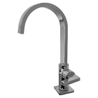 Kit Cuba De Banheiro Sobrepor Esmeralda E Torneira Bica Alta