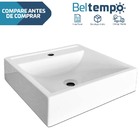 Kit Cuba De Banheiro Sobrepor Ônix E Torneira Bica Móvel