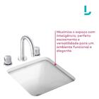 Kit Cuba De Embutir Quadrada L415 Para Banheiro + Válvula + S