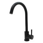 Kit Cuba De Inox 50x40 + Torneira Flix Monocomando Black 8043