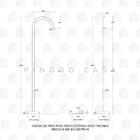 Kit Cuba De Piso Para Banheiro Espinélio E Misturador De Piso