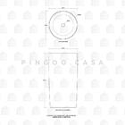 Kit Cuba De Piso Para Banheiro Espinélio E Misturador De Piso