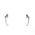 Kit Cuba De Vidro 10mm Tampo 50cm Preto Torneira Válvula