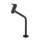 Kit Cuba De Vidro 29cm Amadeirada + Torneira Bica Alta Preta