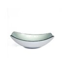 Kit Cuba De Vidro + Torneira Para Lavatório Oval Chanfrada 36