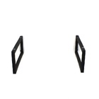 Kit Cuba De Vidro Oval 10mm Tampo 40cm Incolor Com Suporte To