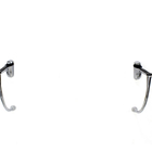 Kit Cuba De Vidro Quadrada 10mm Branca Com Tampo 50cm Incolor