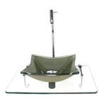 Kit Cuba De Vidro Quadrada 10mm Champanhe Com Tampo 50cm Inco