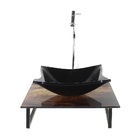 Kit Cuba De Vidro Quadrada 10mm Com Tampo De Vidro 40cm X 40c