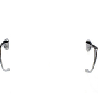 Kit Cuba De Vidro Quadrada 10mm Preta Com Tampo 50cm Incolor