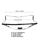 Kit Cuba De Vidro Quadrada Com Tampo 60cm Branco E Suporte To