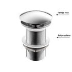 Kit Cuba De Vidro Redonda 30 Cm + Torneira + Válvula