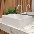 Kit Cuba Diamante Torneira Bica Móvel Lagune Cromada E Válvul