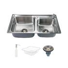 Kit Cuba Dupla Gourmet Para Cozinha Com Acessórios Aço Inox 2