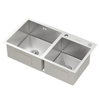 Kit Cuba Dupla Nápoles Aço Inox 304 Calha Oragnizadora Aço In