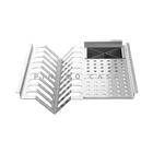 Kit Cuba Dupla Para Cozinha Gourmet Com Escorredor Aço Inoxid